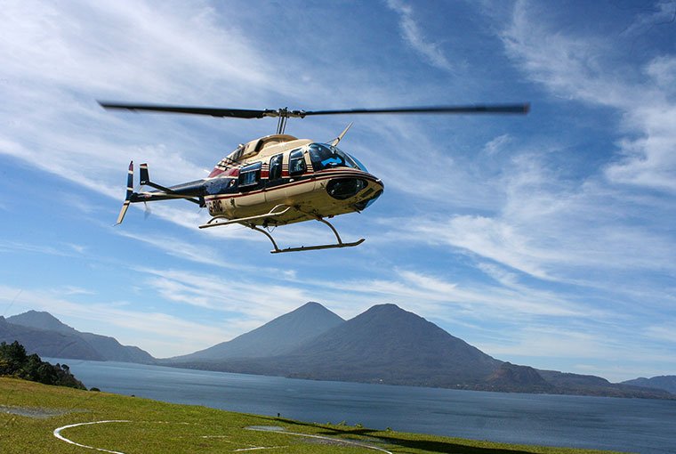 guatemala helicopter tour